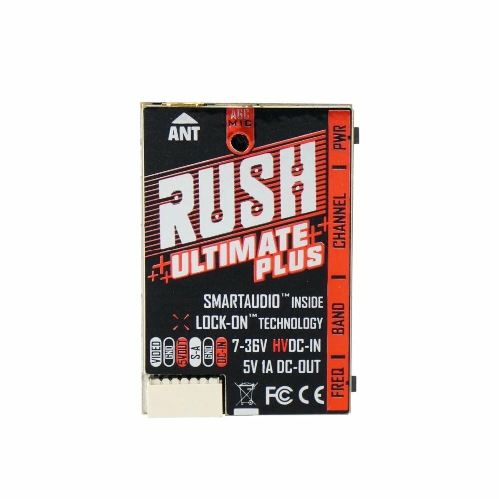 RUSH TANK PLUS 5,8 ГГц 48CH Smart Audio 0/25/200/500/800 мВт Переключаемый FPV передатчик VTX Встроенный микрофон AGC дл - особенности