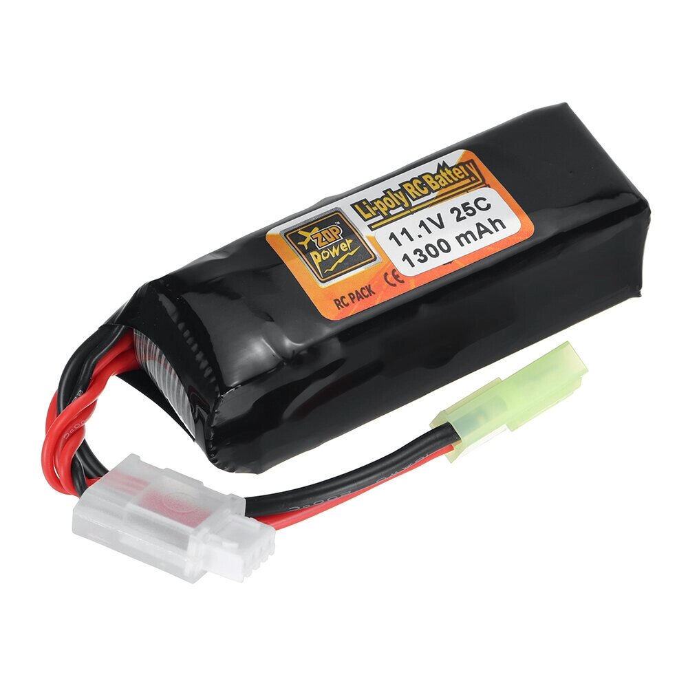 ZOP Power 3S 11.1V 1300mAh 25C LiPo Батарея T Plug для RC Авто FPV Racing Дрон Самолет Вертолет - Bangg