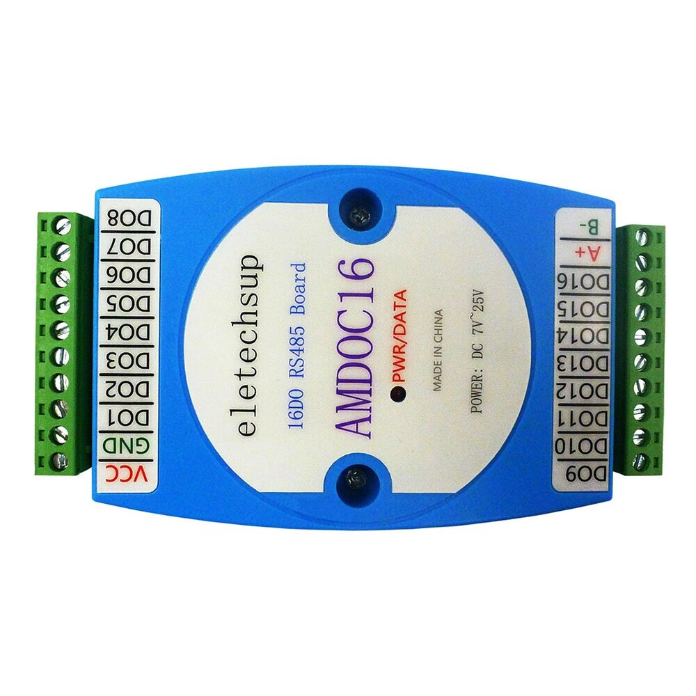 AMDOC16 DC 12V 24V 16DO RS485 изолированный переключатель связи цифровой выход MODBUS RTU PLC расширительная релейная пл - акции