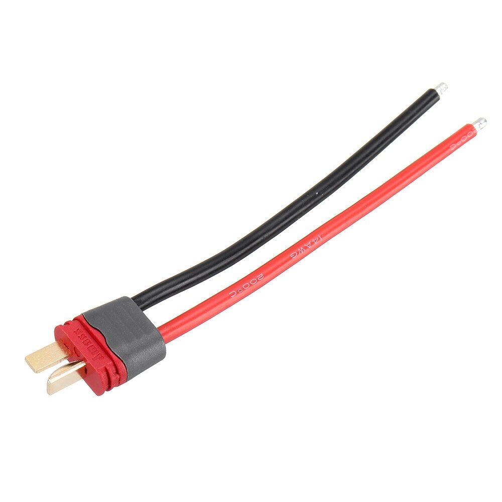 EUHOBBY 10 см 14AWG T Deans Мужской Женский штекер Силиконовый зарядный кабель для зарядного устройства Батарея - фото