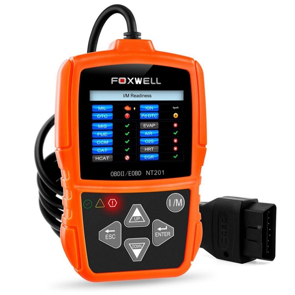 Foxwell NT201 EOBD OBD2 Автомобильный Сканер Считыватель Кодов Неисправностей Двигателя I/M Готовность Живые Данные Диаг - выбрать