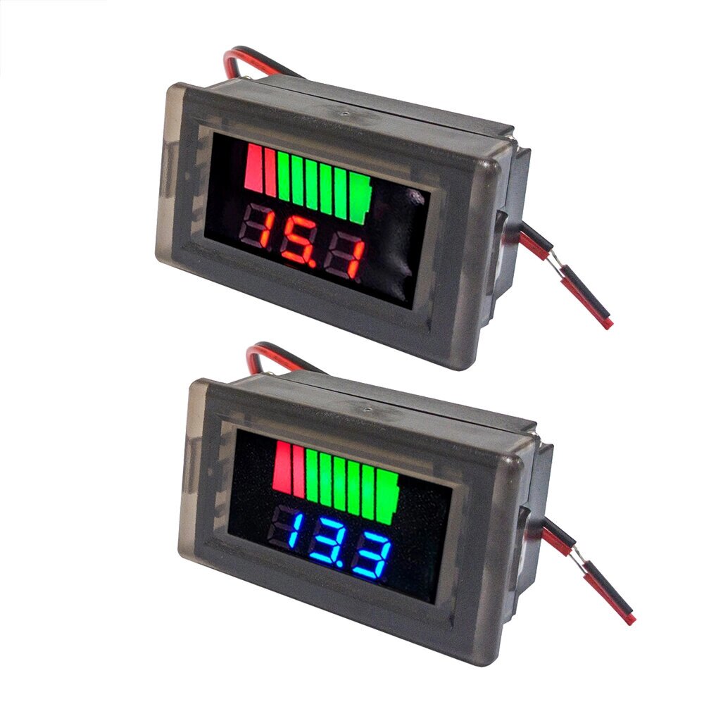 Waterproof Digital Battery Capacity Meter Tester 12V-60V Lithium Battery Capacity Indicator Car Voltage Meter Voltmeter - выбрать