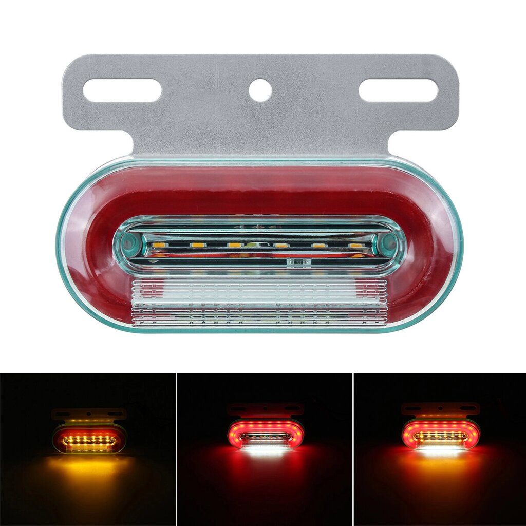 1PC 12LED 12V Flowing LED Side Marker Signal Light Indicator для грузовых прицепов - Bangg