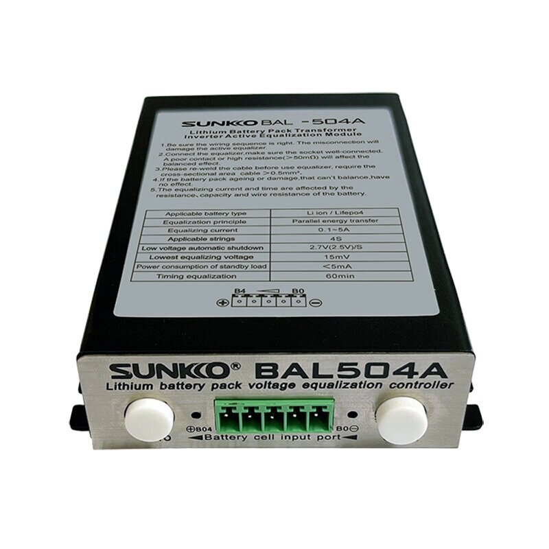 SUNKKO 5A с Shell Current Ternary Iron Lithium Батарея 4-24 Series Active Balance Пластина Разность давлений Balance Cap - характеристики