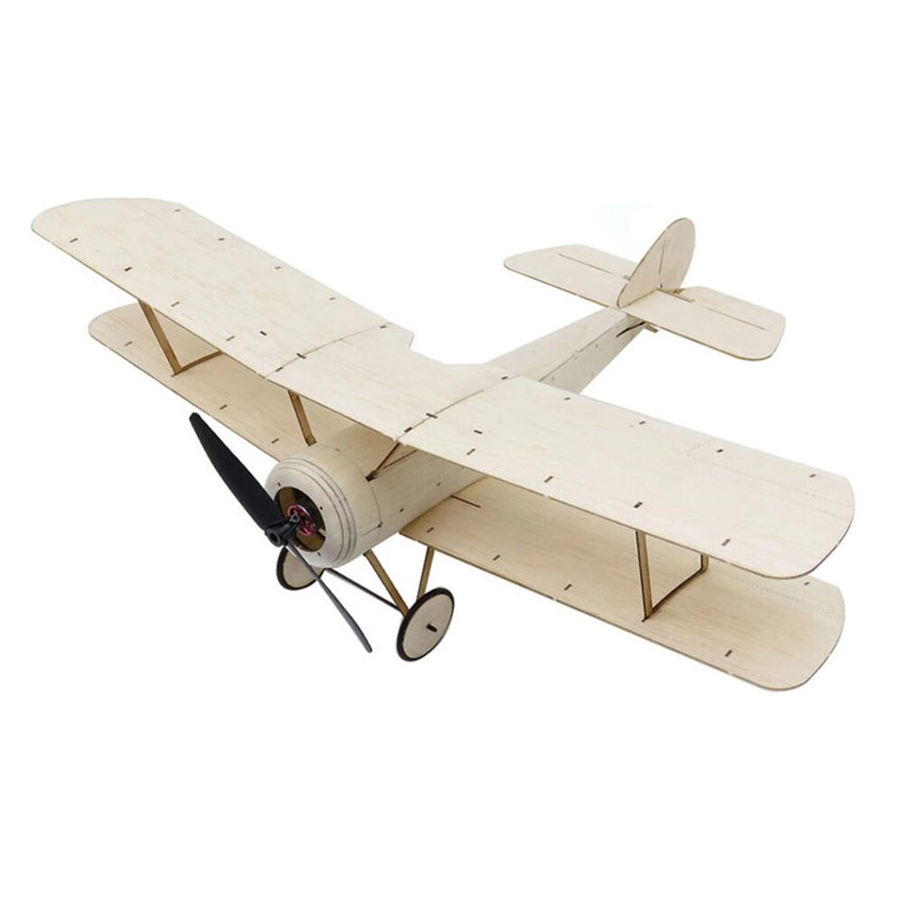 Dancing Wings Hobby K6 Sopwith Pup 378 мм Размах крыльев из пробкового дерева Micro RC Самолет Warbird Biplane KIT/KIT + - Андижан