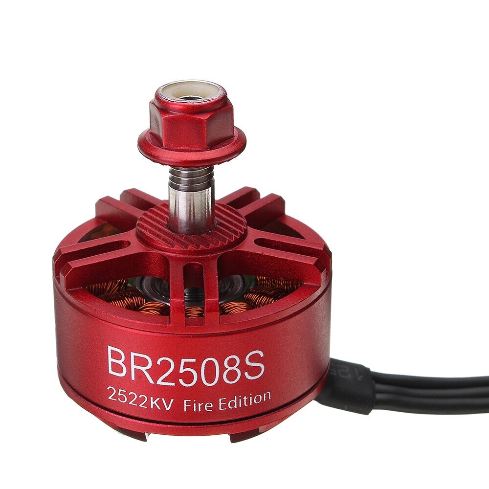 Racerstar 2508 BR2508S Fire Edition 1275KV 1772KV 2522KV Бесколлекторный мотор для FPV Гоночного РУ Дрона мультиротора - интернет магазин