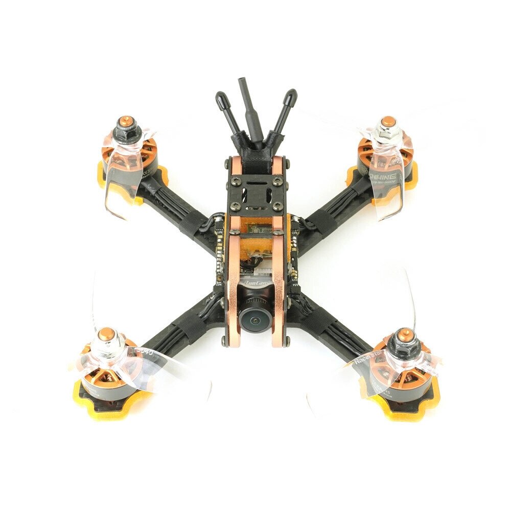 Eachine tyro79 pro DIY 140mm F4 AIO 35A ESC 4S 3 inch FPV racing drone PNP w/ 5.8G 400mw VTX runcam nano 2 FPV camera - Узбекистан