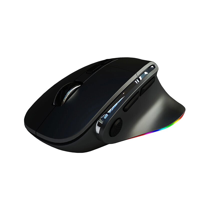 H5 Wired 2.4G Dual Mode Мышь 800-1200-2400DPI RGB Оптическое отслеживание 500 мАч Эргономичные мыши для офисных игр - опт