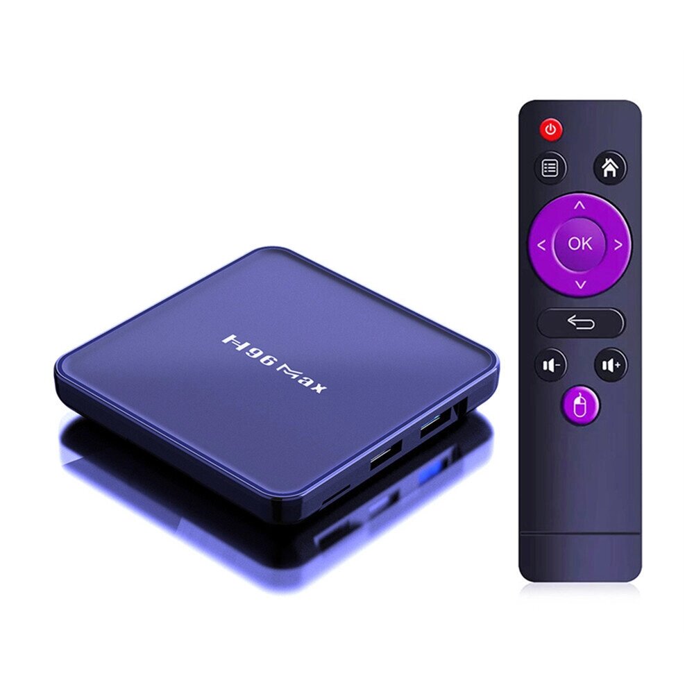 H96 MAX V12 Android 12 Tv Коробка 2G+16GB Wifi 2.4G&amp;5G 4K Hd Media Player Google Play Bluetooth 4.0 Быстрая телеприставк - особенности