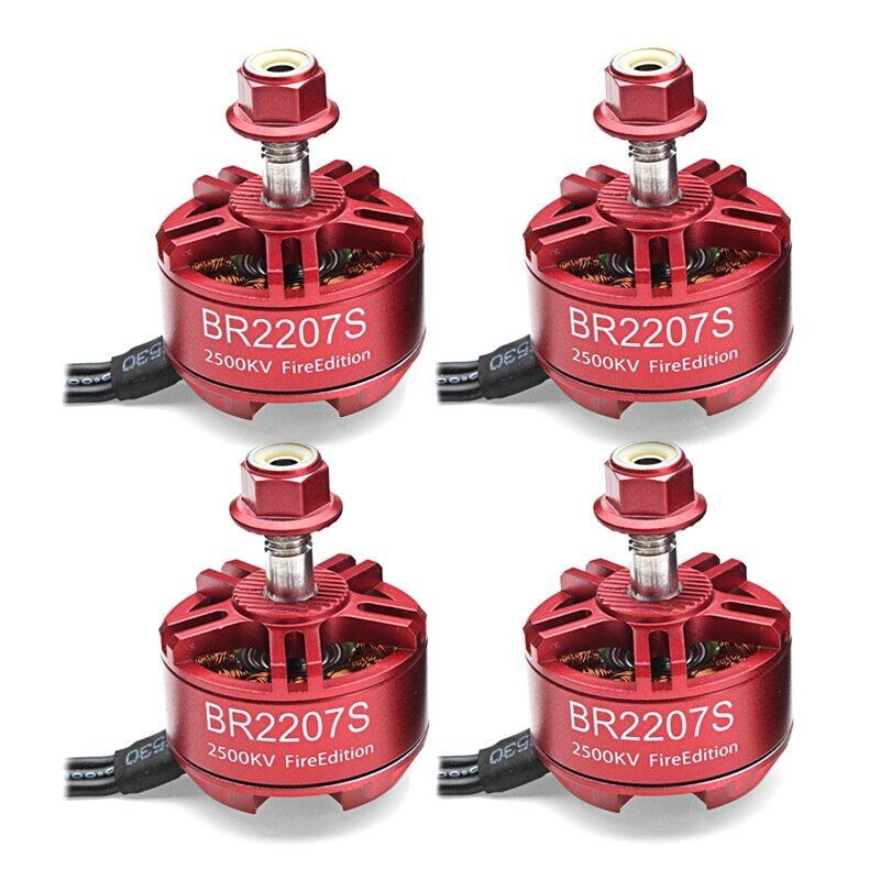 4X Racerstar 2207 BR2207S Fire Edition 2500KV 3-6S Бесколлекторный мотор для RC Дрон FPV Racing Frame Набор - выбрать