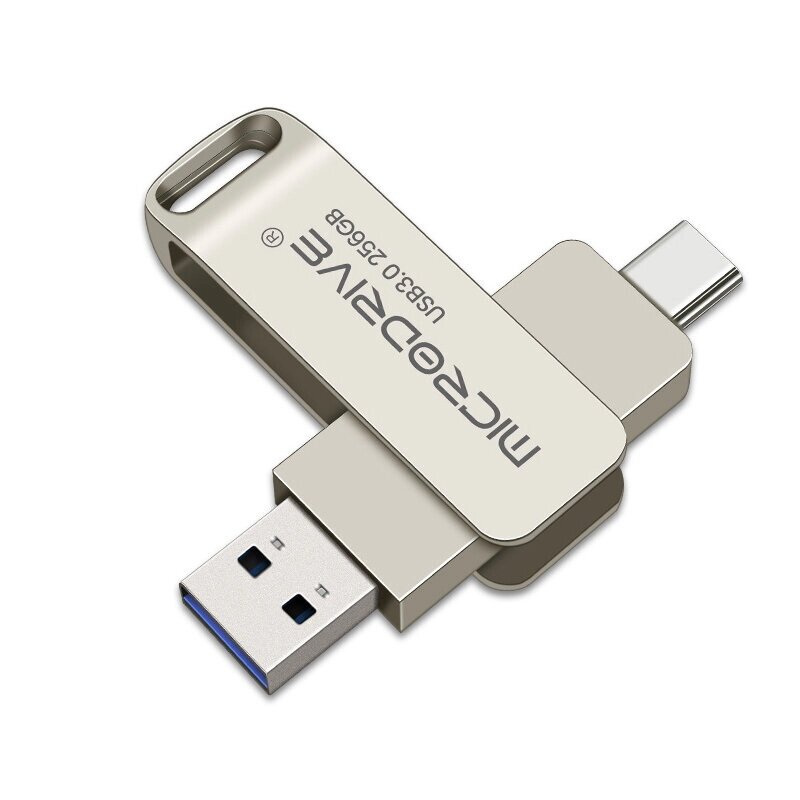 Microdrive МДТУ21 256 ГБ USB3.0 и USB-C Flash Высокоскоростной мини-портативный накопитель с двойным интерфейсом U-диск - выбрать