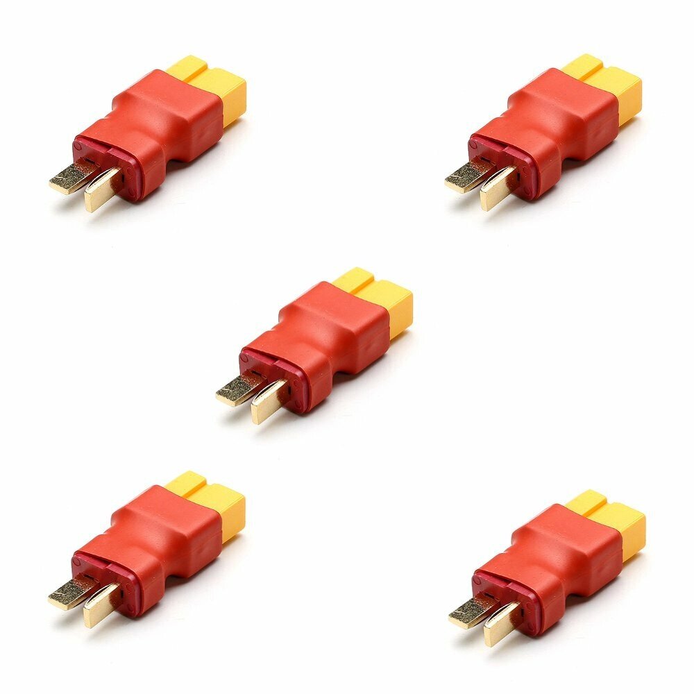 5PCS Amass XT60 Женский до T Plug Мужской адаптер Коннектор Для моделей RC - преимущества