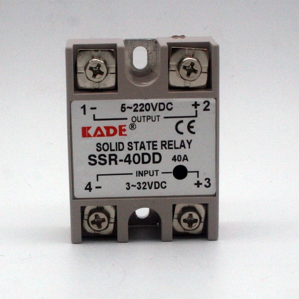 SSR -25DD/ 40DD DC Control DC SSR White Shell Single Phase Solid State Relay - выбрать