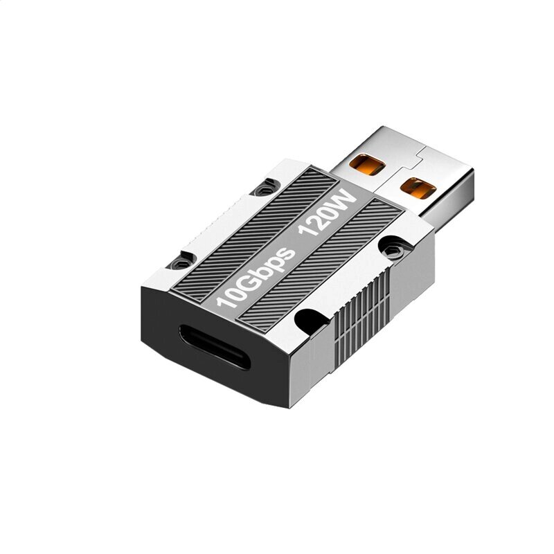 120 Вт Type-C на USB3.0 OTG адаптер 10 Гбит/с высокоскоростная передача USB штекер на Type-C женский Коннектор для мобил - распродажа