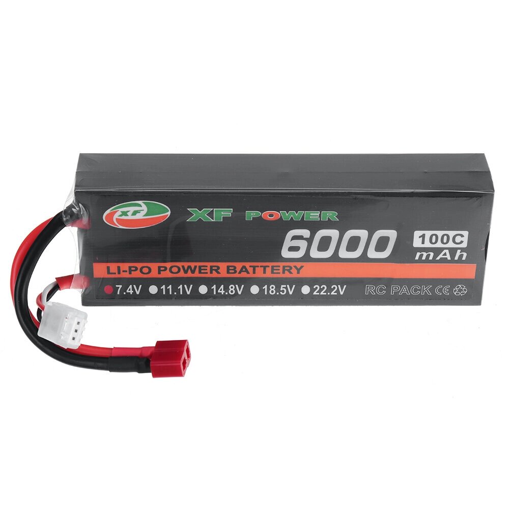 XF POWER 7.4V 4000mah 100C 2S lipo батарея T deans plug для RC авто - сравнение