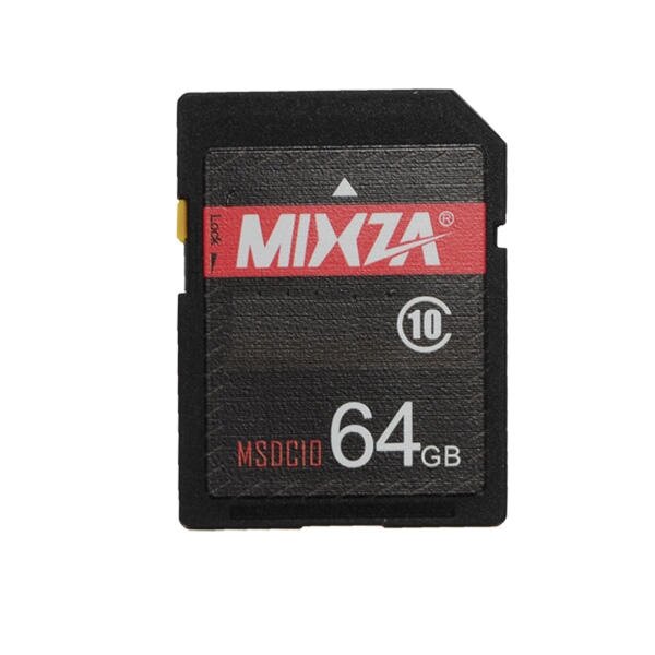 Mixza 64GB C10 Class 10 Карта памяти в натуральную величину для цифровых зеркальных фотоаппаратов камера MP3 TV Коробка - фото