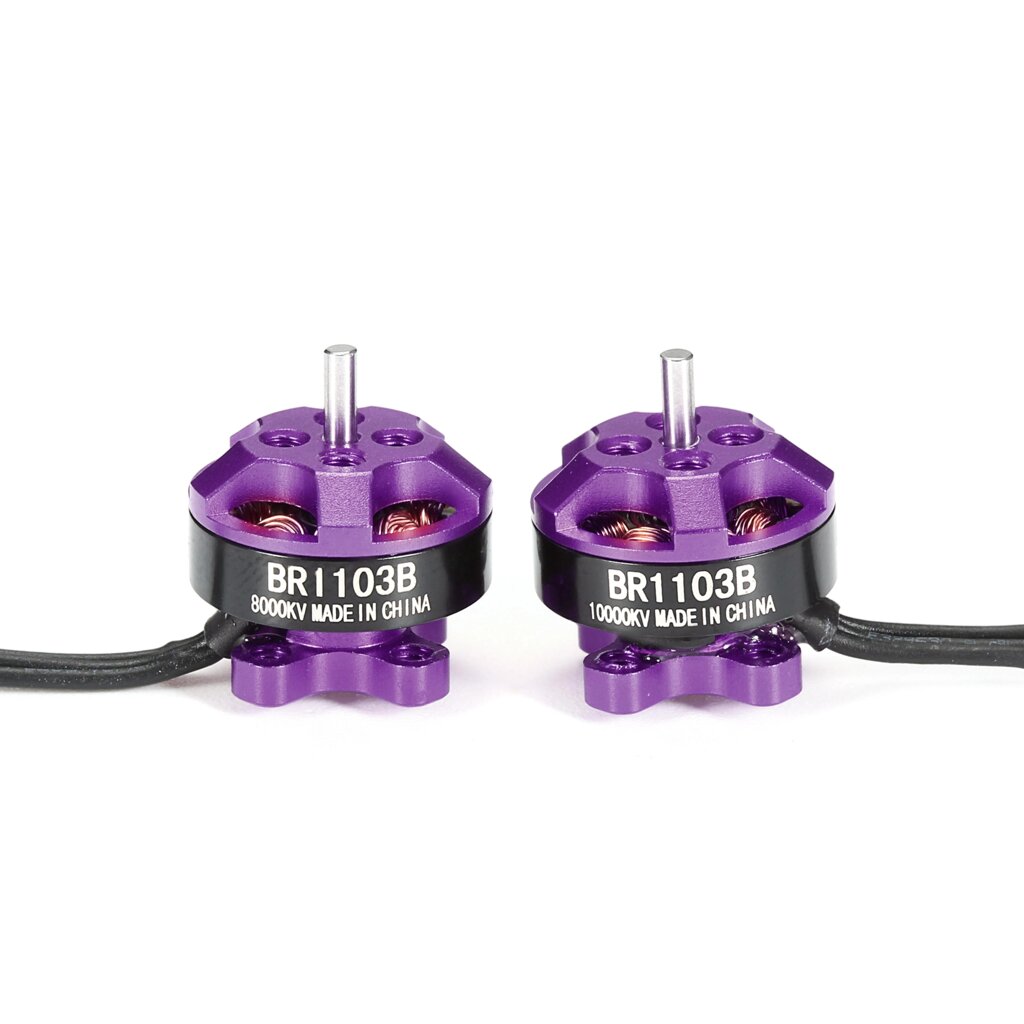 Racerstar Racing Edition 1103 BR1103B 8000KV 10000KV 1-3S Бесколлекторный мотор Purple для 50100 FPV RC Дрон - наличие