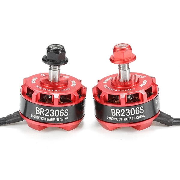 Racerstar Racing Edition 2306 BR2306S 2400KV 2-4S Бесколлекторный мотор для X210 X220 250 FPV гоночного РУ Дрона - распродажа