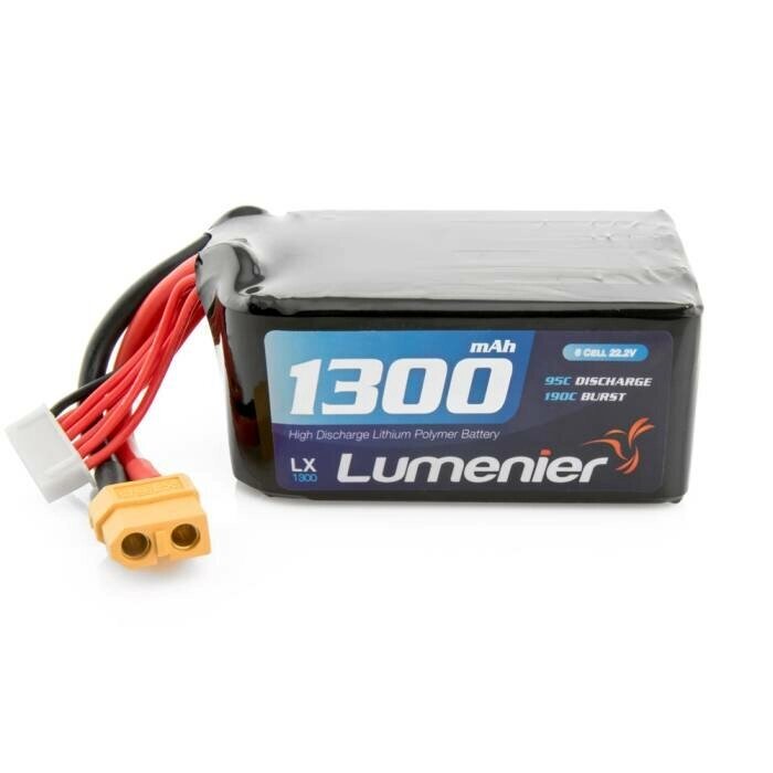 Lumenier 22,2 В 1300 мАч 6S 95C LiPo Батарея XT60 Штекер для RC Дрон - выбрать