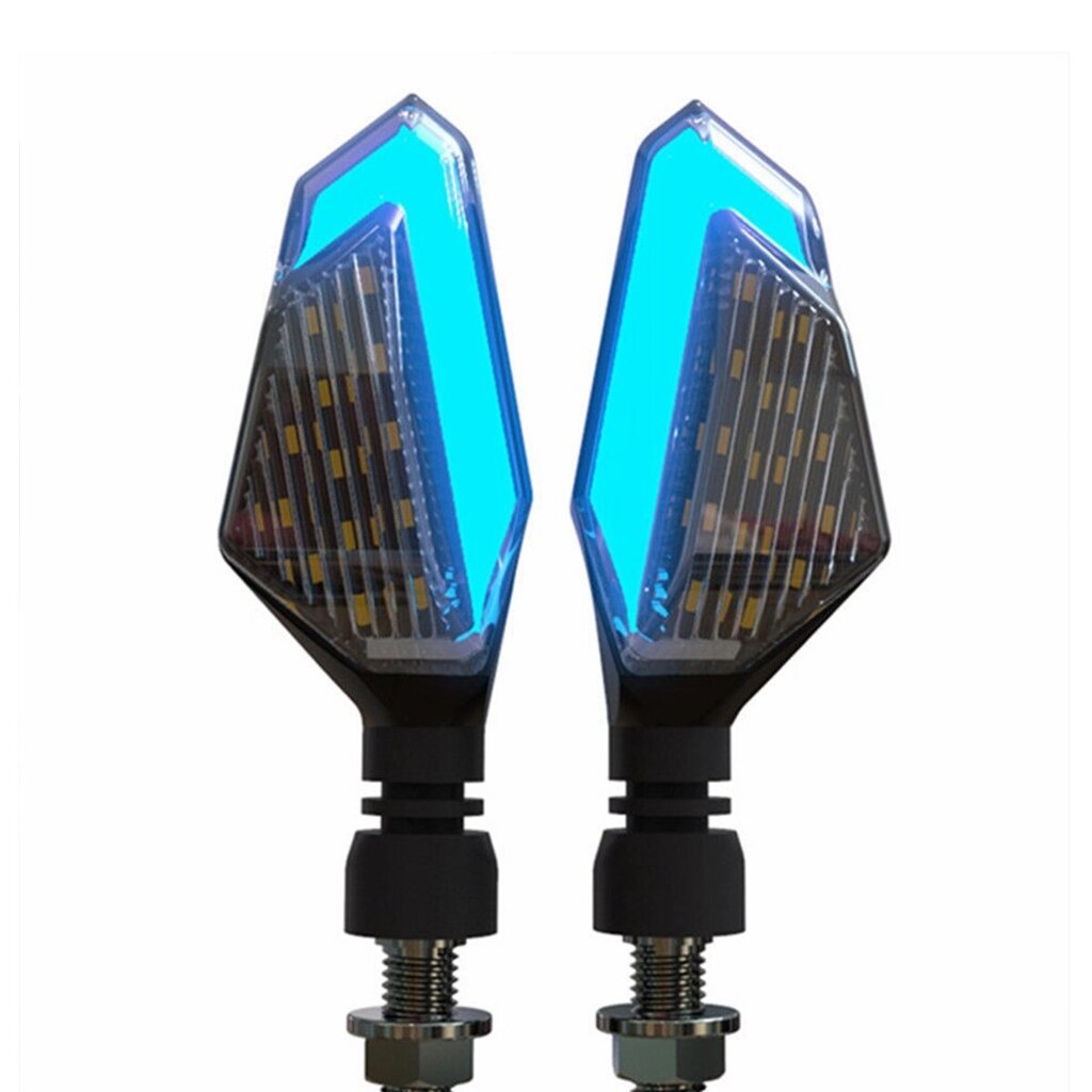 12V мотоцикл LED Turn Signal Lights Запуск дневного света Яркость DRL - заказать