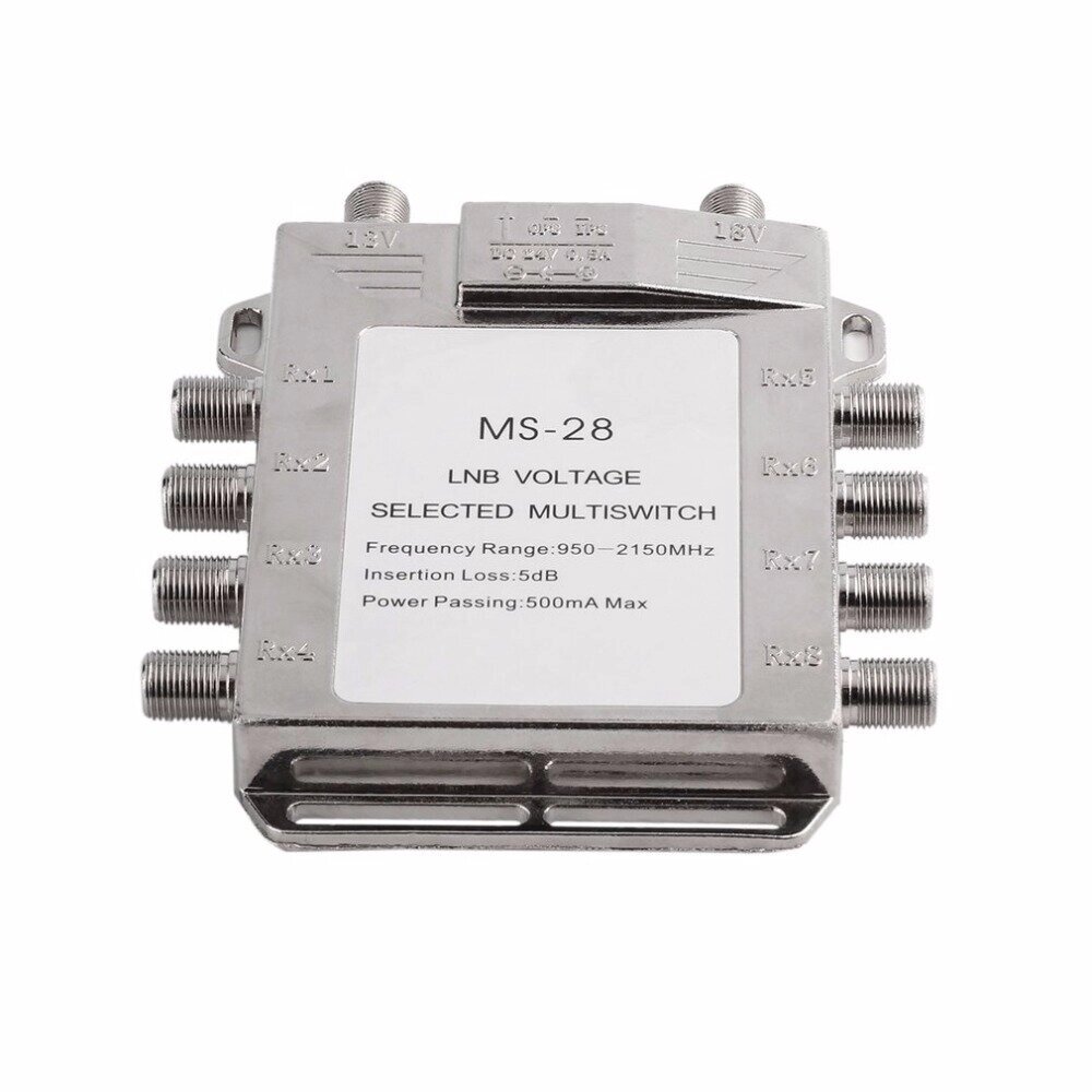 Jasen JS-MS28 2 в 8 Спутниковый многопользовательский спутник Diseqc Switch Антенна Flat LNB Switch - описание