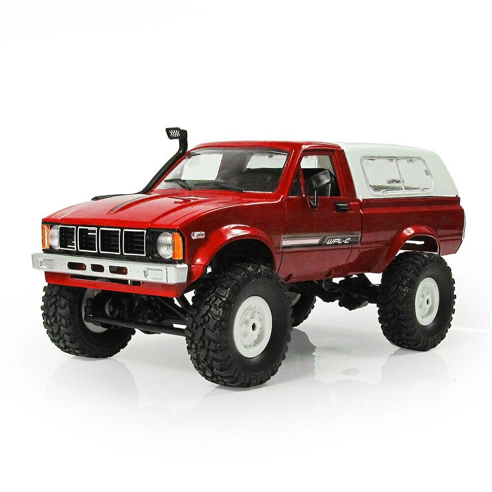 WPL C24 1/16 RTR 4WD 2.4G military truck crawler off road RC car 2CH toy - преимущества