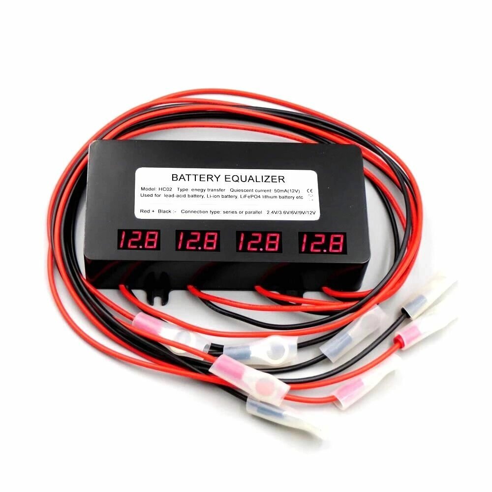 HC01 HC02 Battery Balancer Lead Acid Battery Equalizer Charger Regulators Controller with LED Digital Dispaly 24V 48V - наличие