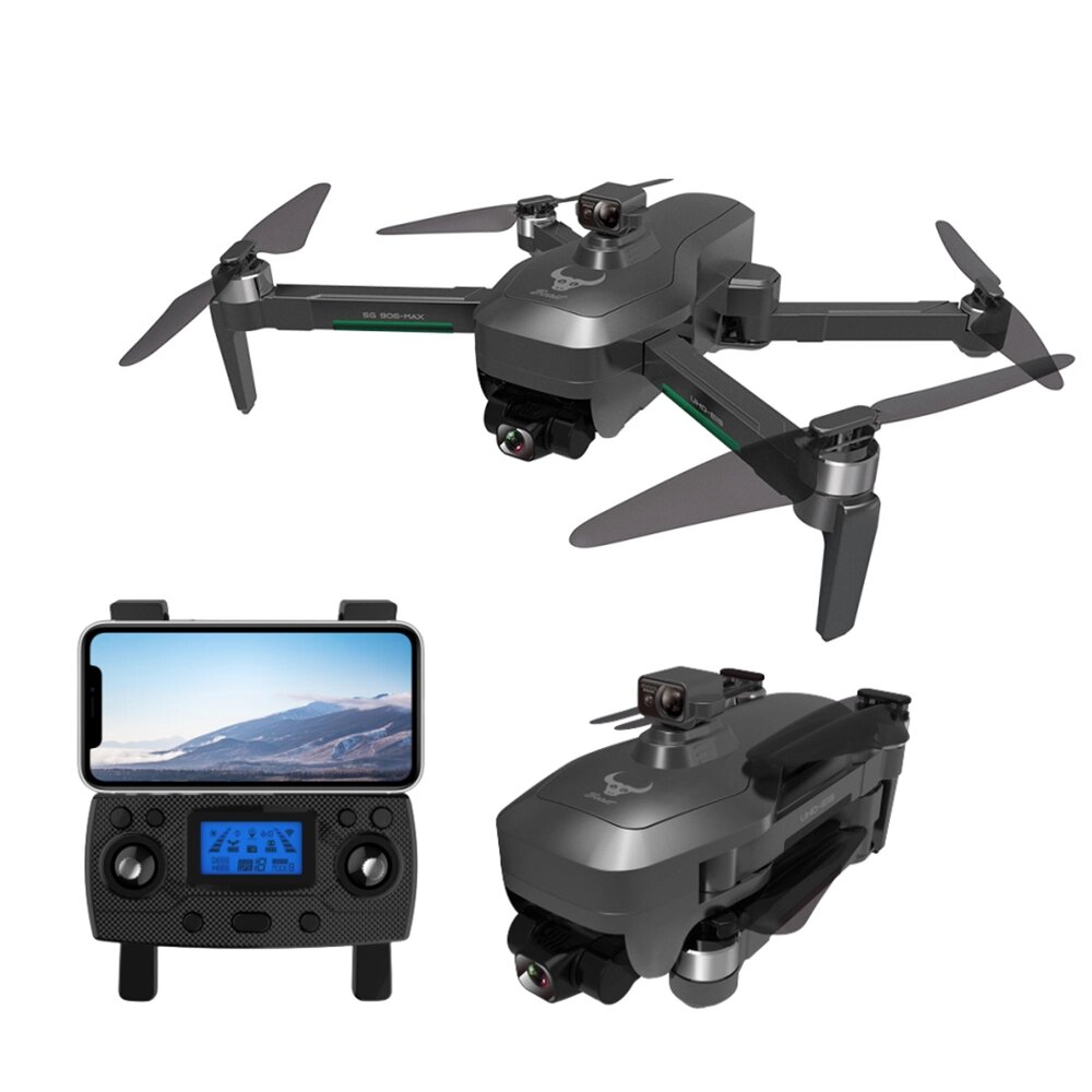 ZLL SG906 MAX GPS 5G WIFI FPV With 4К HD камера 3-axis Anti-shake подвес Obstacle Avoidance Brushless Foldable RC Drone - скидка