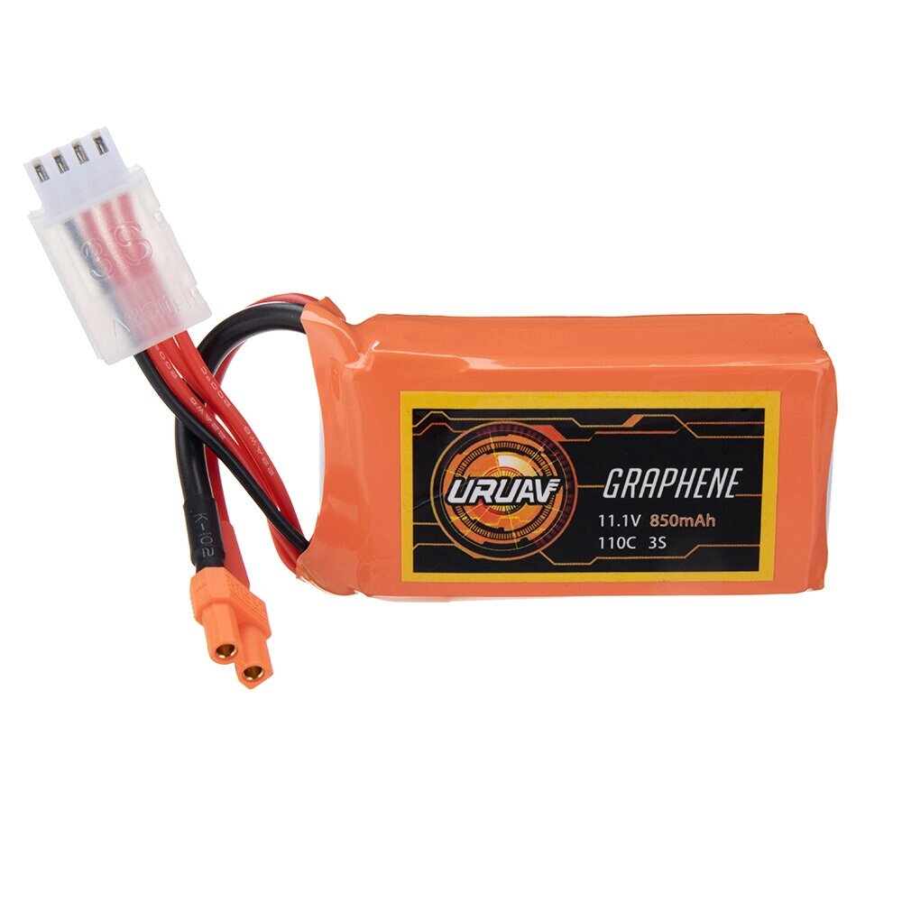 URUAV graphene 11.1V 850mah 110C 3S lipo батарея XT30 штекер для RC дрон - Андижан