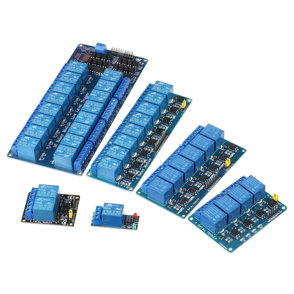 1/2/4/6/8/16 Relay Module 8 Channel with Optocoupler Relay Output 1 2 4 6 Relay Module 8 Channels Low Level Trigger 5/12 - отзывы