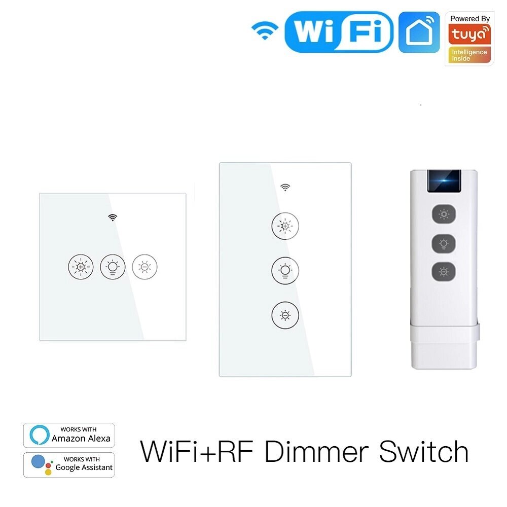 Moes. House WiFi RF Smart Light Dimmer Switch 2 / 3Way Muilti-Control Smart Life / Tuya APP Control Работает с голосовыми - опт