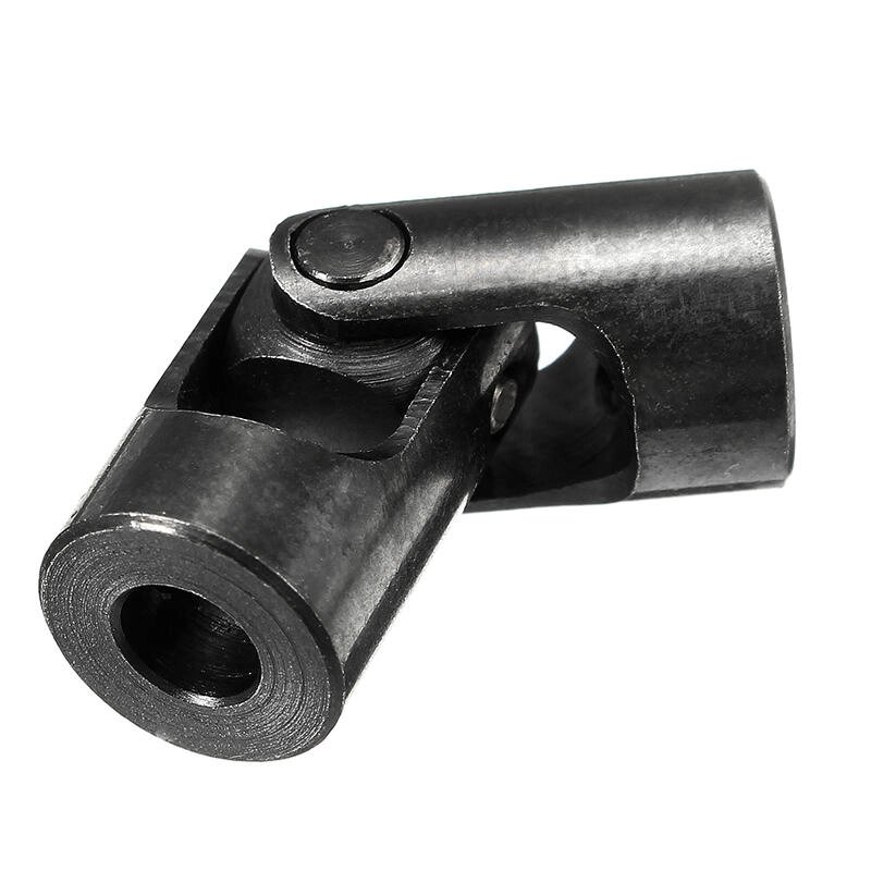 4mm to 4mm Black Joint Coupling Iron Small Cross Universal Joint Coupling - Bangg