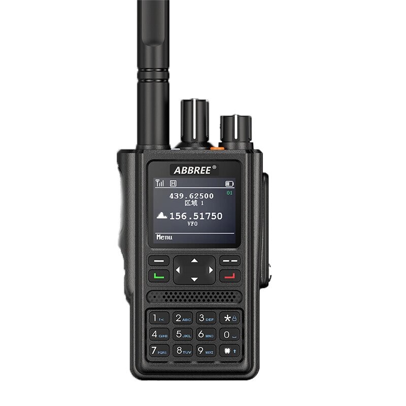 ABBREE ДМ-ф8 GPS DMR UV Двухдиапазонный цифровой Рация 5 Вт, высокая мощность, 4000 каналов, 2800 мАч, двусторонняя запи - выбрать