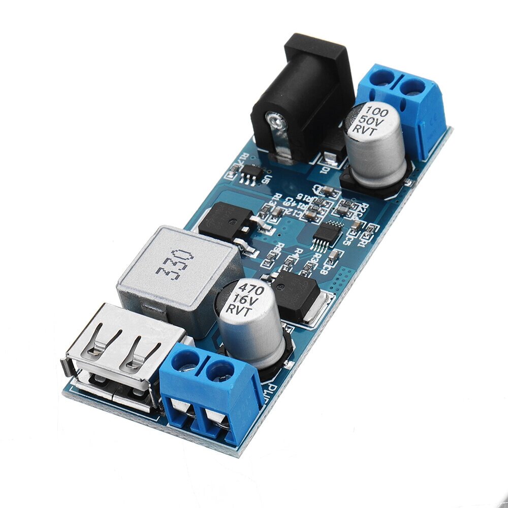 24V / 12V до 5V 5A DC-DC Buck Power Module Step Down Модуль Power Converter - доставка