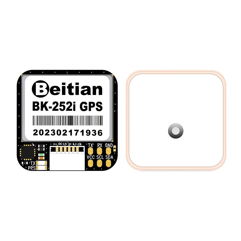 Beitian BK-252i GPS модуль с QMC5883 Compass NMEA UBX Dual Protocol M9140 Чип Сверхнизкое энергопотребление Дрон UAV GNS - доставка