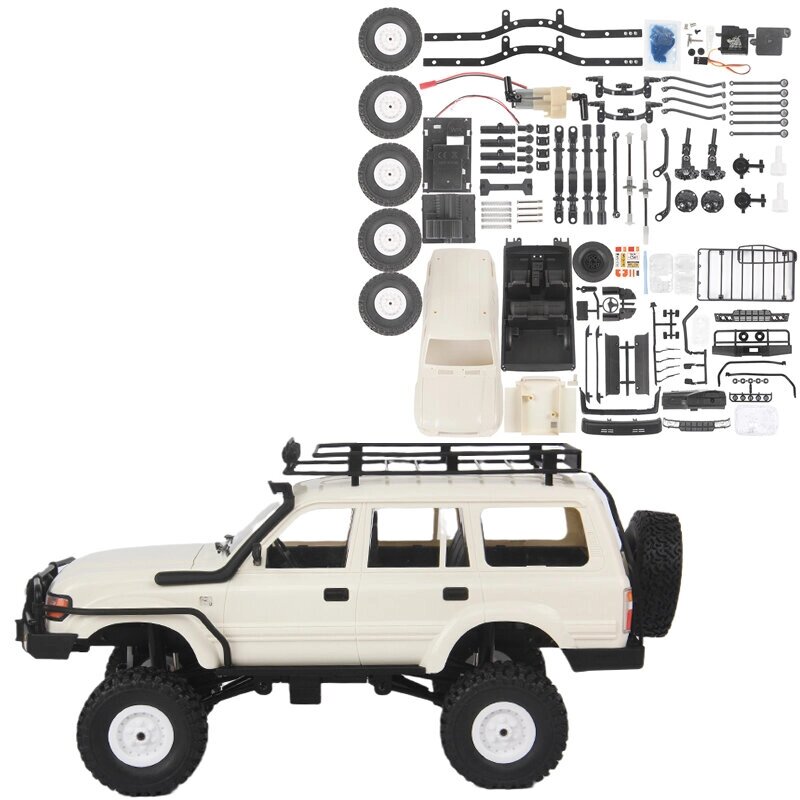 WPL CB05S-1 LC80 1/16 4WD OFF Road RC Авто Набор Модели автомобиля с багажником на крышу - обзор