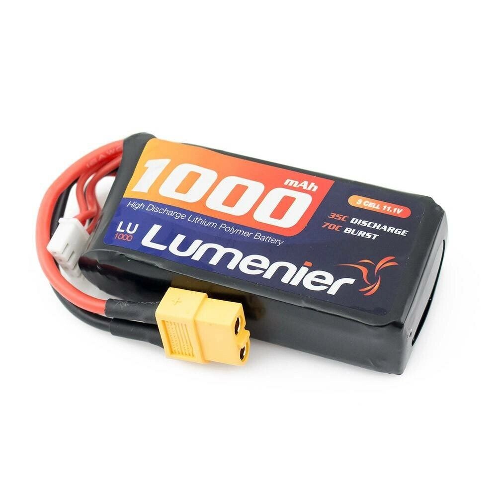 Lumenier 11.1V 1000mAh 3S 35C LiPo Батарея Разъем XT60 для RC Дрон - розница