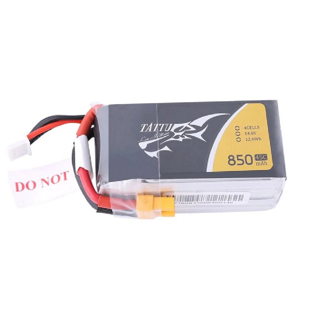 Tattu 4S 14,8 В 850 мАч 45C Lipo Батарея XT30 Разъем для Emax Babyhawk II HD FPV Racing Дрон - выбрать