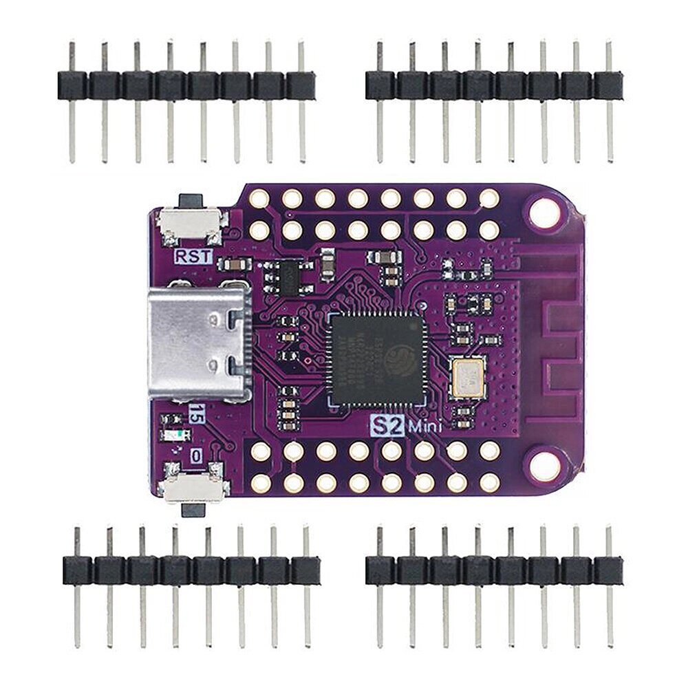 Плата S2 mini V1.0.0 WIFI IOT на основе ESP32-s2fn4R2 ESP32-s2 4 мб FLASH 2 мб PSRAM micropython ardino совместимая маке - особенности