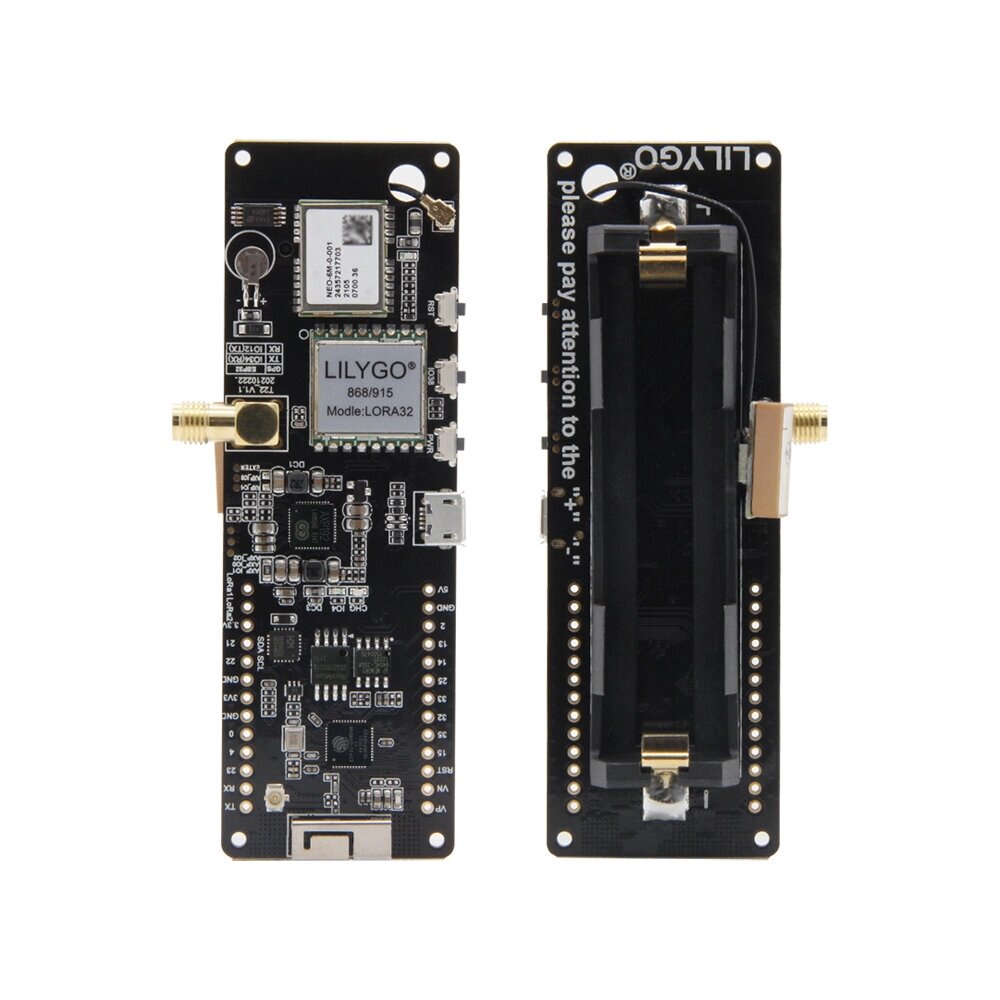 Lilygo meshtastic AXP2101 T-beam V1.1 ESP32 макетная плата lora 433 мгц 868 мгц 915 мгц 923 мгц wifi bluetooth GPS OLED - гарантия