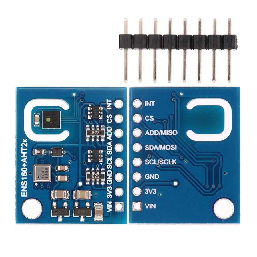 ENS160 + AHT21 углекислый газ CO2 eCO2 TVOC качество воздуха температура влажность Датчик модуль заменить CCS811 для Ard - описание