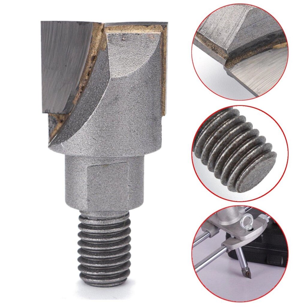 Drillpro M10 16.5-30mm Carbide Soubers Plunging Cutter Wood Cutter for Soubers Mortice Lock Fitting Jig деревообрабатыва - заказать