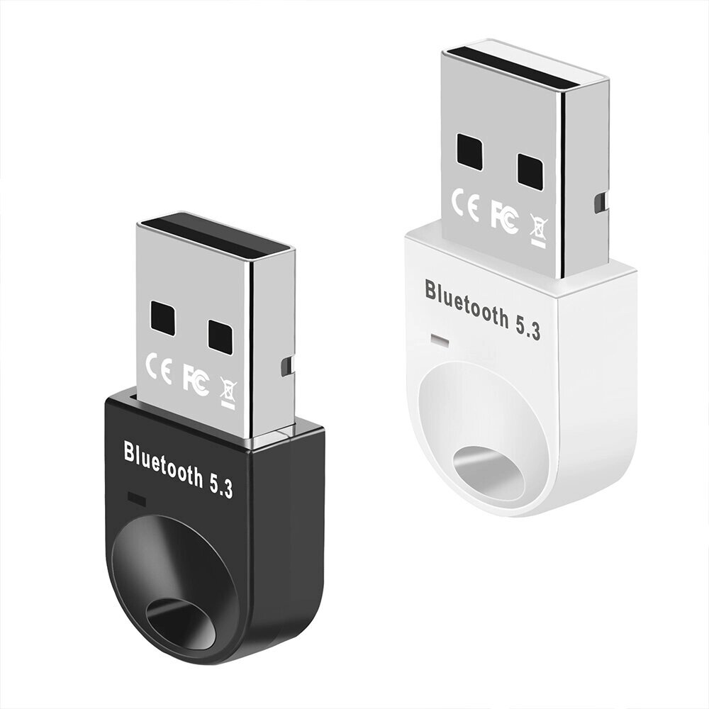 USB-адаптер bluetotoh 5.3 Dongle Mini Wireless Audio Transmitter Приемник без драйверов для портативных динамиков для ПК - отзывы