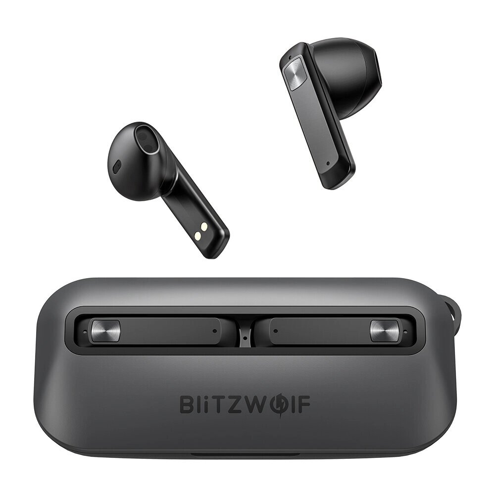 Блиц. Вольф BW-FPE1 TWS bluetooth Наушник Ультратонкие портативные наушники 1,7 см Большой драйвер 13 мм HiFi Stereo ENC - описание