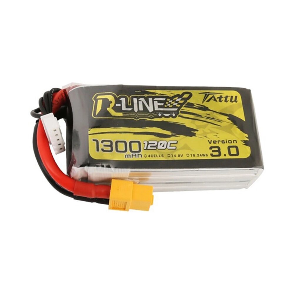 TATTU R-LINE V3.0 4S 14,8 в 1300 мач 120C lipo батарея XT60 разъем для wizard X220S 5 дюймов RC дрон FPV racing - розница