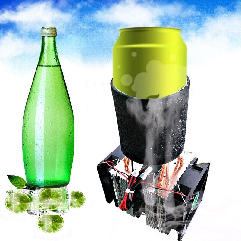 Summer Refrigeration Cup Desktop Cold Drink Semiconductor Refrigerator Refrigeration Chip Ice Quick Cooling Cup - Андижан