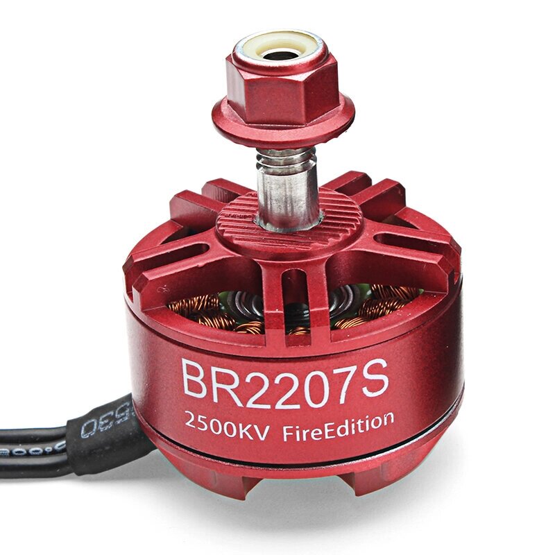 Racerstar 2207 BR2207S Fire Edition 1600KV 2200KV 2500KV 3-6S Бесколлекторный мотор для набора рамок РУ Дрона - акции