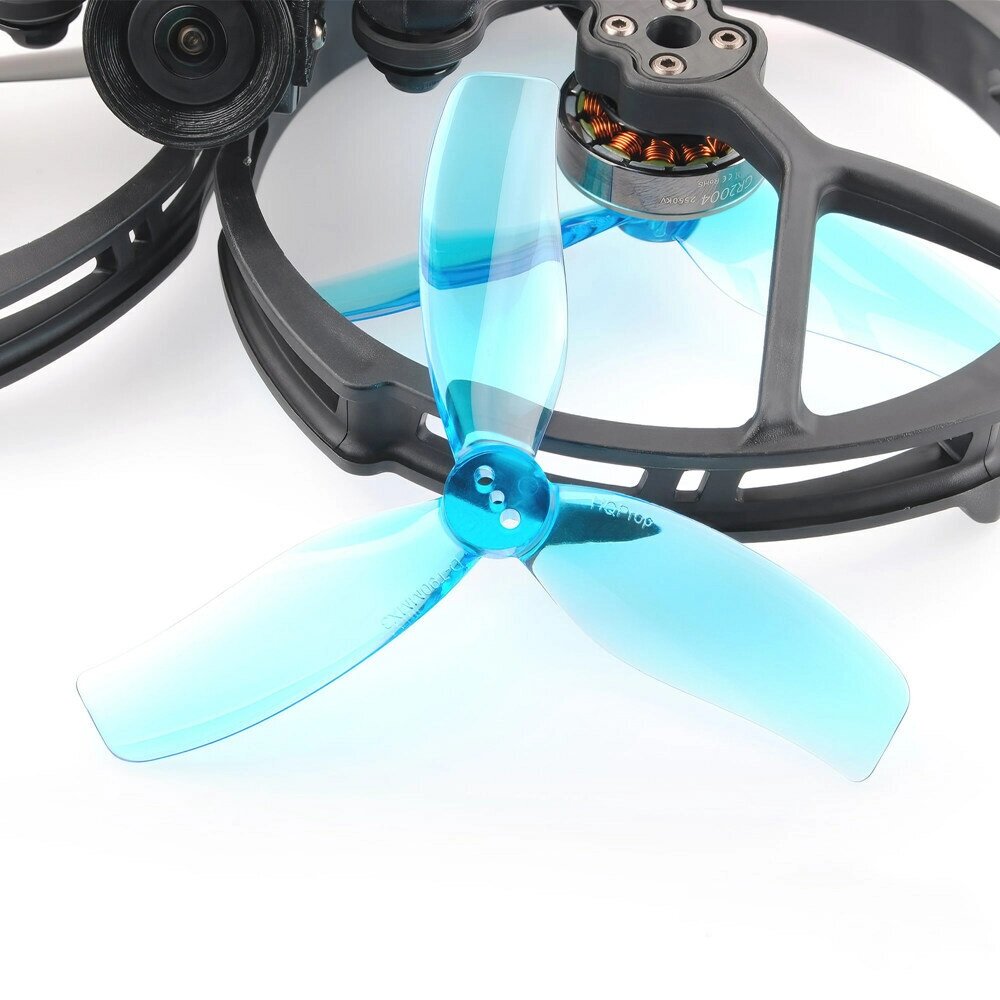 2 пары HQProp Воздуховод-t90мм x3 Propeller Blue CW CCW для Geprc Cinelog35 Cinewhoop FPV Racing RC Дрон - фото