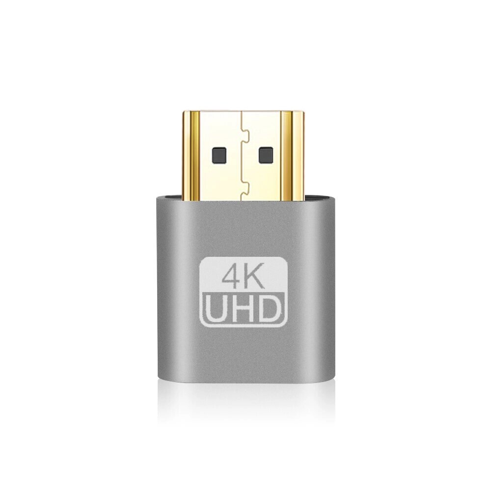 VGA Virtual Дисплей Адаптер HDMI-совместимый 1.4 DDC EDID Dummy Plug Headless Ghost Дисплей Эмулятор видеокарты Замок Пл - доставка