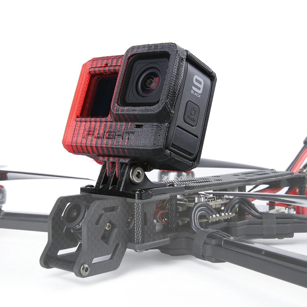 IFlight TPU камера Крепление для Gopro 9 с монтажной базой для TITAN XL5 / SL5 / DC5 / Nazgul5 RC Дрон FPV Racing - Узбекистан